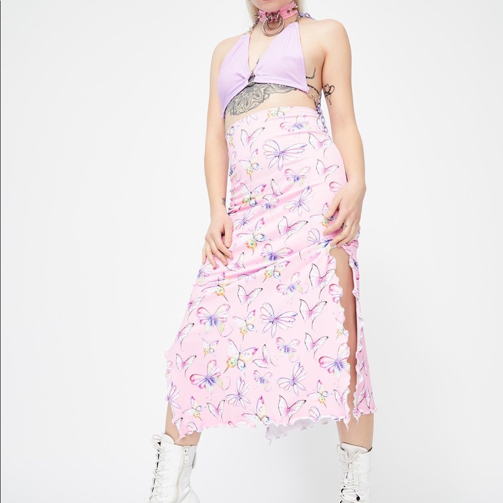 Butterfly Midi Skirt